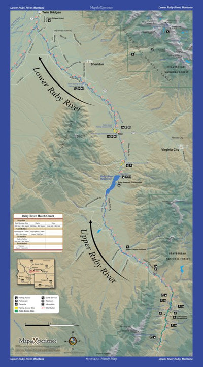 Map the Xperience Ruby River - Fish Montana digital map