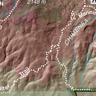 Map the Xperience Saguaro National Park East - NPS Map - Hike Arizona - Bike Arizona digital map
