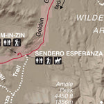 Map the Xperience Saguaro West National Park - NPS Map - Hike Arizona - Bike Arizona digital map