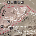 Map the Xperience Saguaro West National Park - NPS Map - Hike Arizona - Bike Arizona digital map