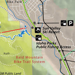 Map the Xperience Sun Valley - Ketchum Idaho Trails Map - Hike idaho - Bike Idaho digital map