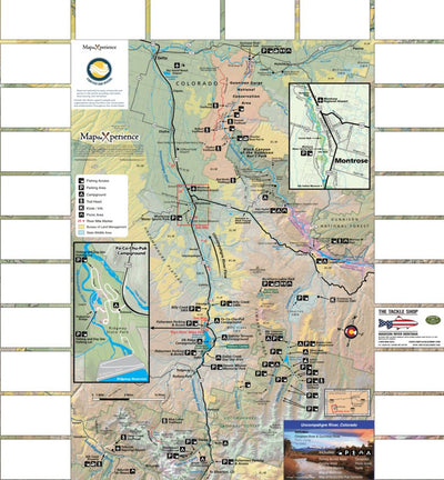 Map the Xperience Uncompahgre River - Fish Colorado digital map
