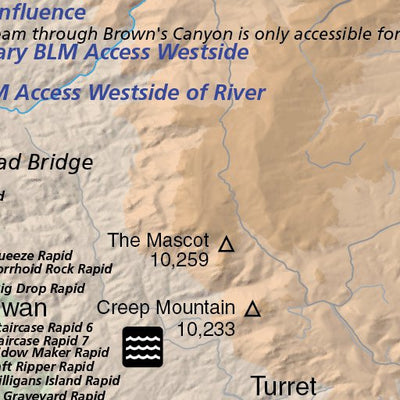 Map the Xperience Upper Arkansas River - Fish Colorado digital map