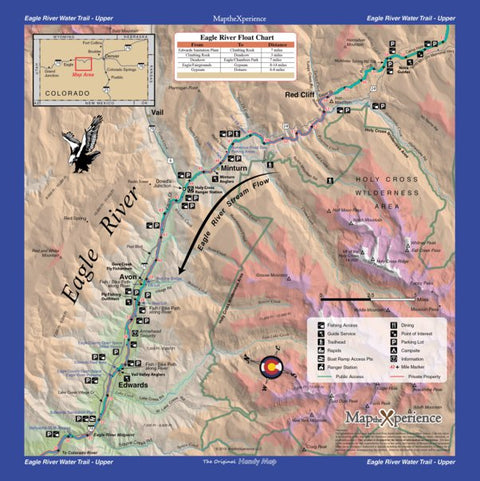 Map the Xperience Upper Eagle River - Fish Colorado digital map