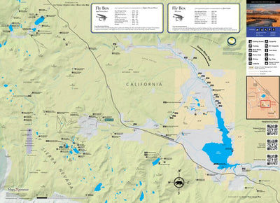 Map the Xperience Upper Owens River and Mammoth Lakes - Free Version digital map