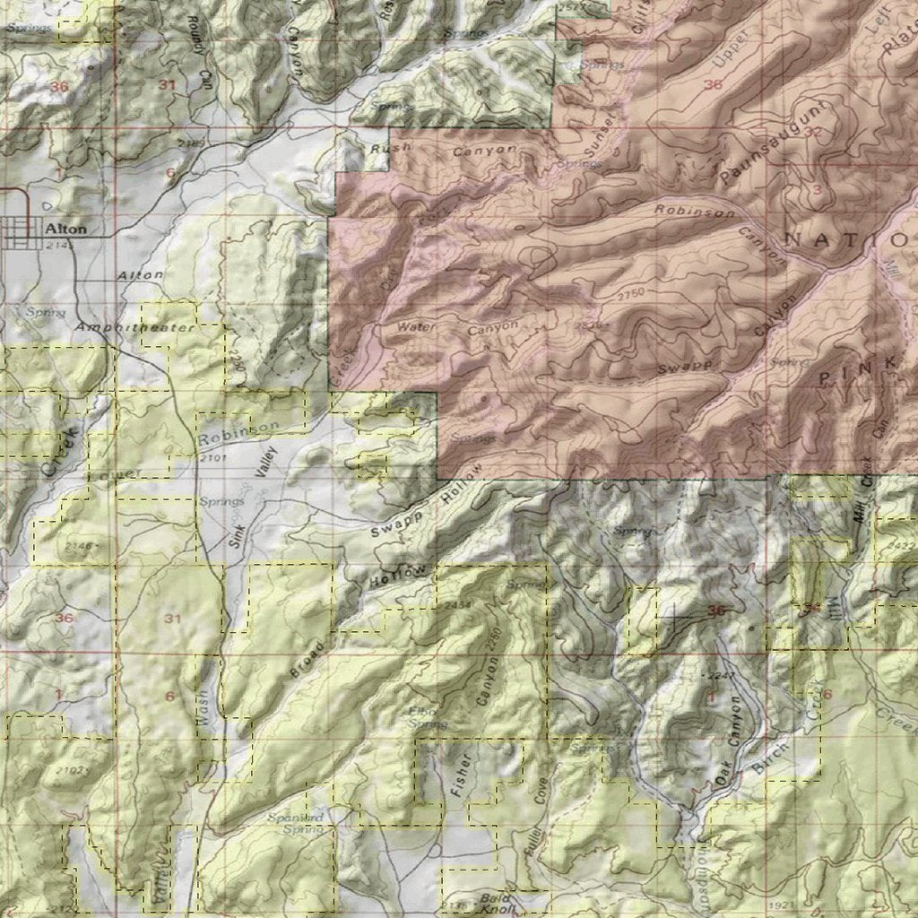 Utah DWR Mount DuttonPaunsauguntJohns Valley Hunt Utah Map by Map