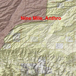 Map the Xperience Utah DWR Nine Mile-Anthro - Hunt Utah digital map