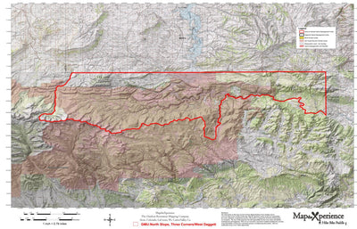 Map the Xperience Utah DWR North Slope-Three Corners-West Daggett - Hunt Utah digital map