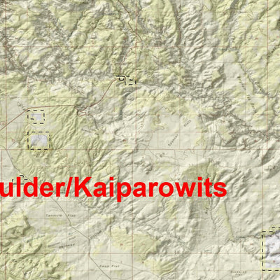 Map the Xperience Utah DWR Plateau-Boulder-Kaiparowits - Hunt Utah digital map