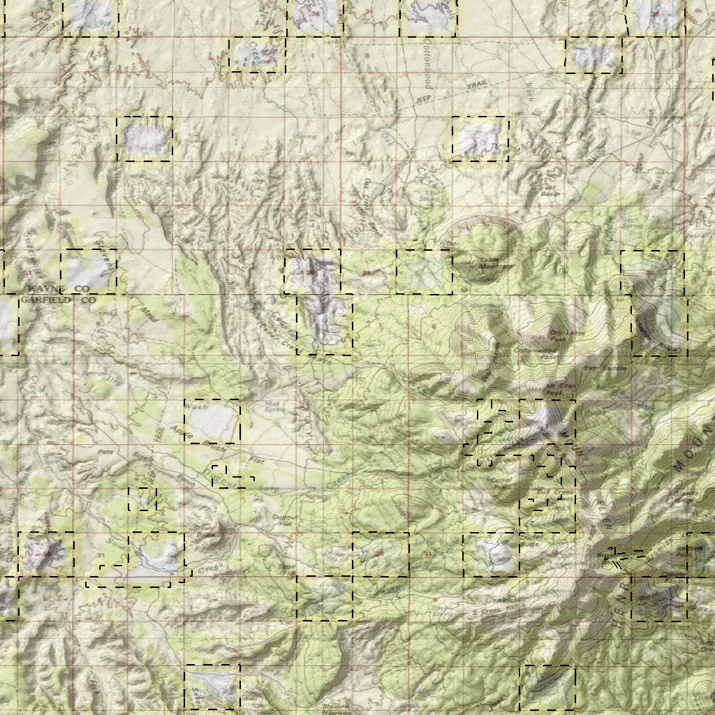 Utah DWR Plateau-Boulder-Kaiparowits - Hunt Utah Map by Map the ...
