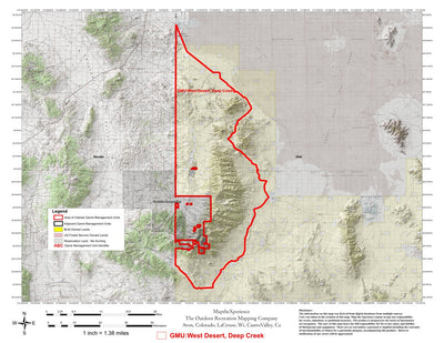 Map the Xperience Utah DWR West Desert-Deep Creek - Hunt Utah digital map
