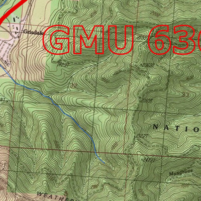 Map the Xperience Washington GMU 636 - Hunt Washington digital map