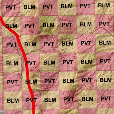 Map the Xperience Wyoming Deer Hunt Area 101 - Hunt Wyoming digital map