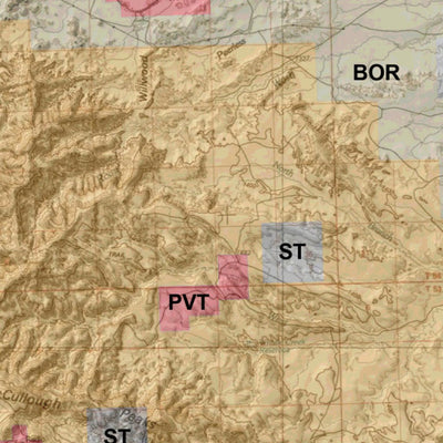 Map the Xperience Wyoming Elk Hunt Area 54 - Hunt Wyoming digital map