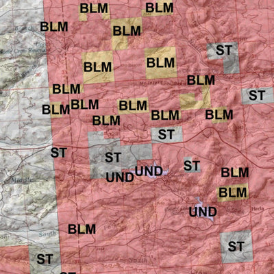 Map the Xperience Wyoming Elk Hunt Area 6 - Hunt Wyoming digital map