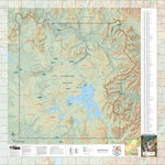 Map the Xperience Yellowstone National Park Hiking Trails Map - Hike Yellowstone - Bike Yellowstone digital map