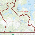 Map the Xperience Yellowstone National Park - Snake River Region - Hike Yellowstone - Bike Yellowstone digital map