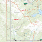 Map the Xperience Yellowstone National Park - Southwest - Bechler Region - Hike Wyoming - Bike Wyoming digital map