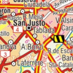 MAPAS ARGENGUIDE De Latinbaires Editores srl Acceso a la Cuidad de Buenos Aires digital map