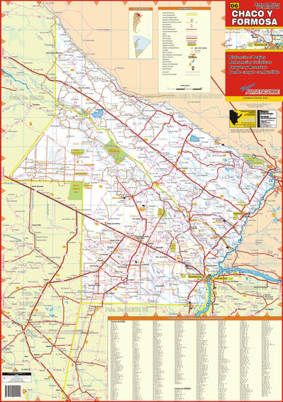 Rutas y caminos las provincias CHACO-FORMOSA Preview 1