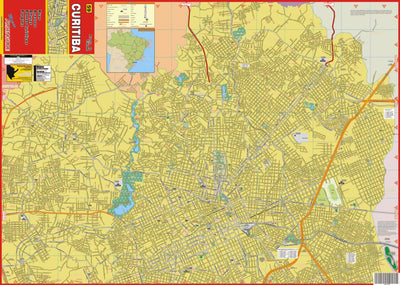 MAPAS ARGENGUIDE De Latinbaires Editores srl Curitiba Norte digital map