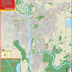 MAPAS ARGENGUIDE De Latinbaires Editores srl Mapa de las Tres Fronteras Puerto Iguazú, Foz de Iguazú y Ciudad del Este digital map