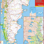 MAPAS ARGENGUIDE De Latinbaires Editores srl Mapa de Rutas de la Patagonia digital map