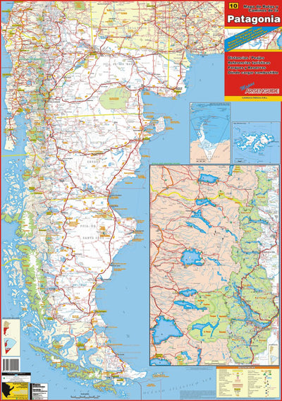 Mapa de Rutas de la Patagonia Preview 1