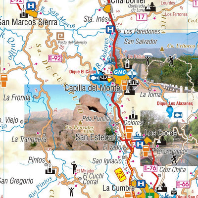 Mapa de Rutas de las Sierras de Córdoba Preview 3
