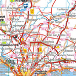 MAPAS ARGENGUIDE De Latinbaires Editores srl Mapa de Rutas y Caminos de Uruguay digital map