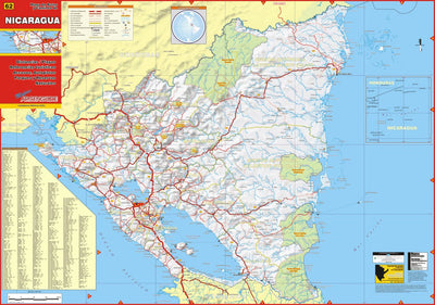 MAPAS ARGENGUIDE De Latinbaires Editores srl NICARAGUA digital map