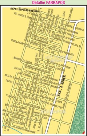 MAPAS ARGENGUIDE De Latinbaires Editores srl Porto Alegre - Farrapos digital map