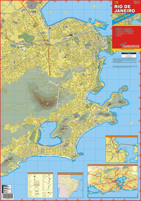 MAPAS ARGENGUIDE De Latinbaires Editores srl Rio de Janeiro - Leste digital map