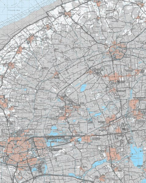 Mapfactory 06W-Leeuwarden digital map