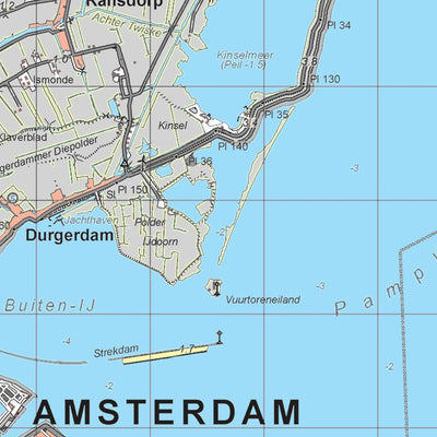 Mapfactory 25O-Amsterdam digital map