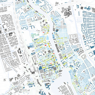 Mapfactory Gebouwen naar bouwjaar digital map