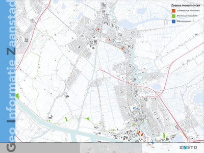 Mapfactory Zaanse Monumenten digital map