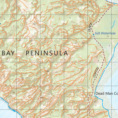 Mapland - Department for Environment and Water Coffin Bay National Park Main Bushwalking Map digital map