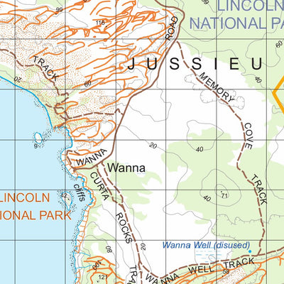 Mapland - Department for Environment and Water Eyre Peninsula and West Coast Map 134 digital map
