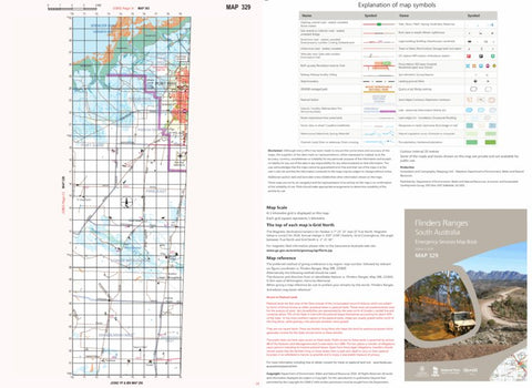 Mapland - Department for Environment and Water Flinders Ranges Map 329 digital map