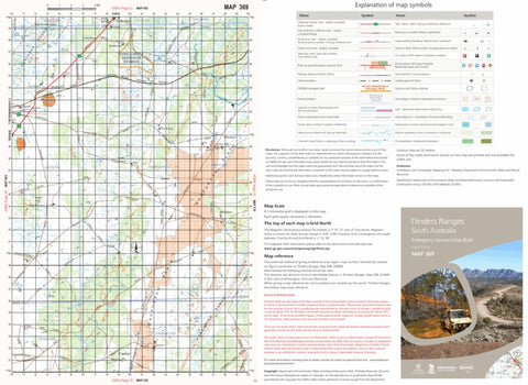 Mapland - Department for Environment and Water Flinders Ranges Map 369 digital map