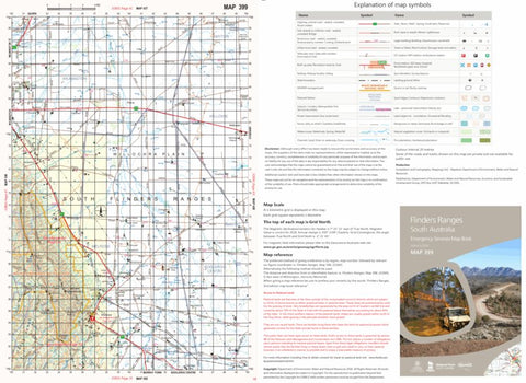 Mapland - Department for Environment and Water Flinders Ranges Map 399 digital map