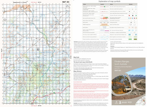 Mapland - Department for Environment and Water Flinders Ranges Map 403 digital map