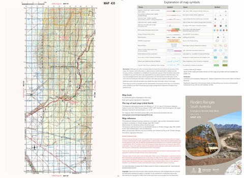 Mapland - Department for Environment and Water Flinders Ranges Map 435 digital map