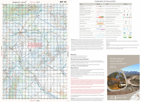 Mapland - Department for Environment and Water Flinders Ranges Map 525 digital map