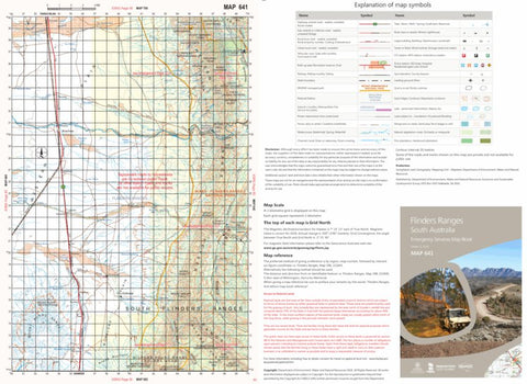 Mapland - Department for Environment and Water Flinders Ranges Map 641 digital map