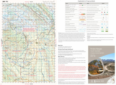 Mapland - Department for Environment and Water Flinders Ranges Map 701 digital map
