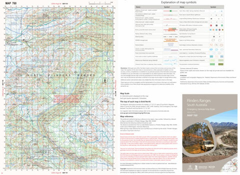 Mapland - Department for Environment and Water Flinders Ranges Map 760 digital map