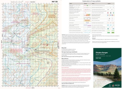 Flinders Ranges Map 820 Preview 1