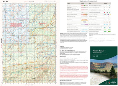Flinders Ranges Map 880 Preview 1